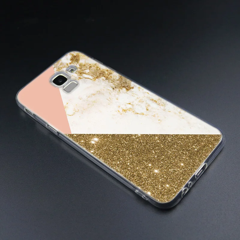 Шикарный Розовый Мраморный Красивый силиконовый чехол для Samsung Galaxy J2Pro J4 J6 J8 2018 J3 J5