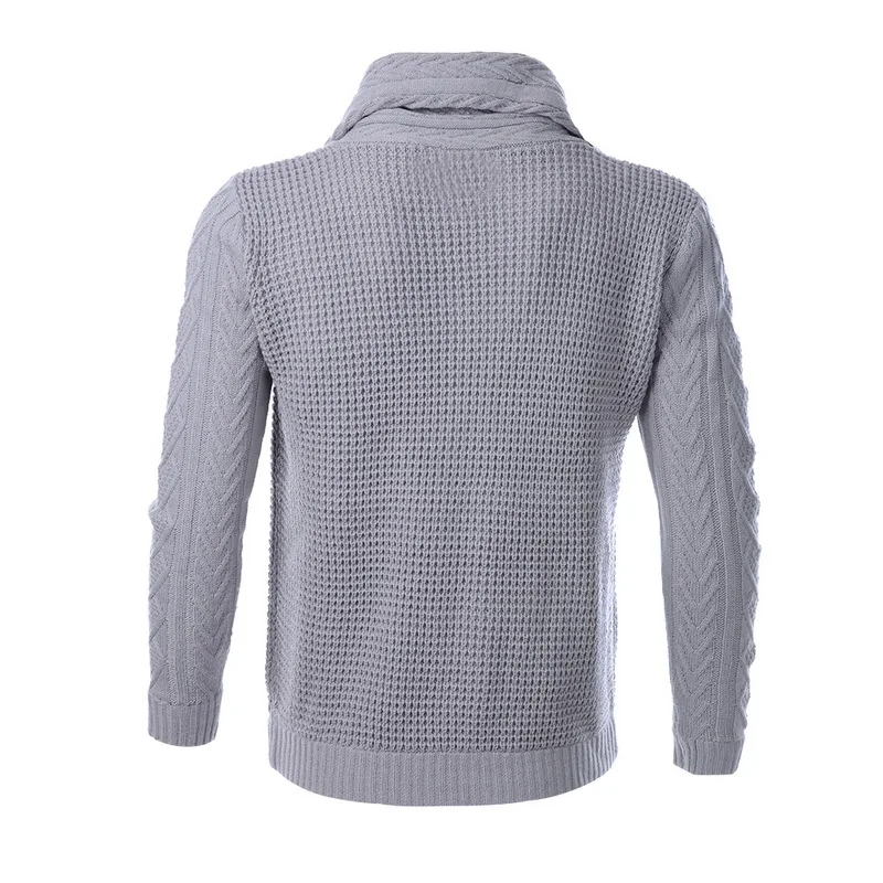 Осенне зимний модный Повседневный Кардиган пальто для мужчин свободный крой