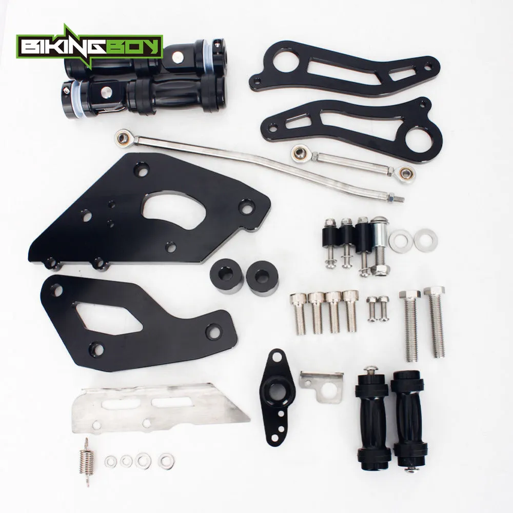 BIKINGBOY для KAWASAKI Vulcan VN 900 B Classic VN900C Custom VN900D LT 06 18 17 16 15 Forward Controls колышки ног|Подставки