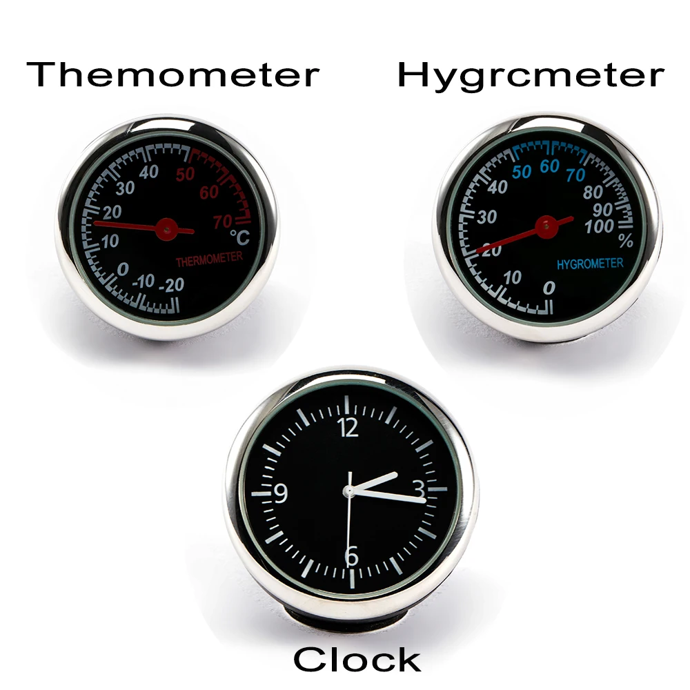 Hippcron Автомобильный цифровой термометр/часы/гигрометр орнамент автоматические