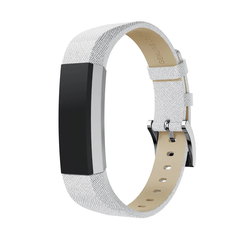 Классический кожаный сменные ремешки с металлическими разъемами для Fitbit Alta/Alta HR замена Смарт-часы для спорта Товары аксессуары