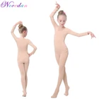 2020 теплый жилет для девочек, балетное белье телесного цвета для танцев Боди Колготки Плотные балетки Теплая эластичная Одежда для танцев для детей комплекты трико