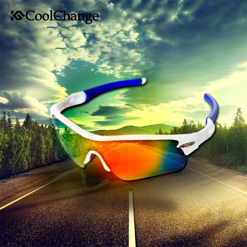 CoolChange 5 линз поляризованные велосипедные солнцезащитные очки для спорта на