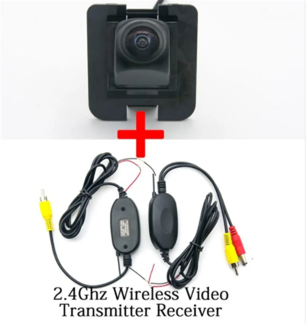Camera with wireless 1080P рыбий глаз траектории треков камера заднего вида для Mercedes Benz W204 W212 W221 S класс Viano Vito 2010 2011 2012 S600 S550 - Название цвета: Camera with wireless