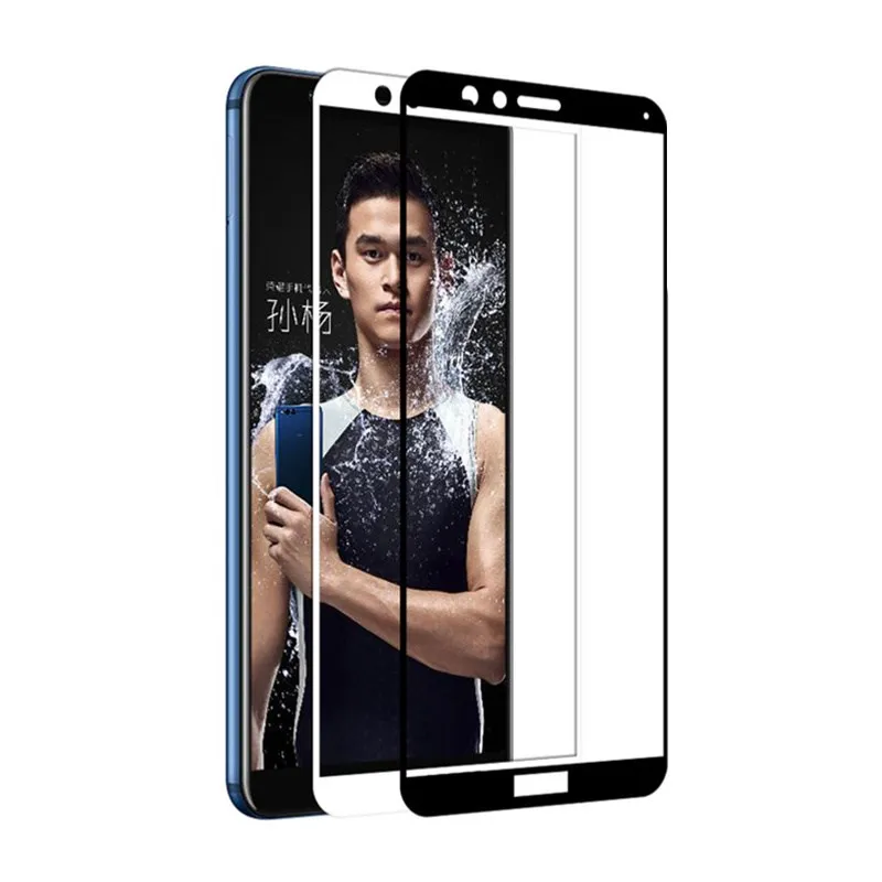 Защита экрана для Huawei Honor 7X стекло закаленное полное покрытие RONICAN | Мобильные