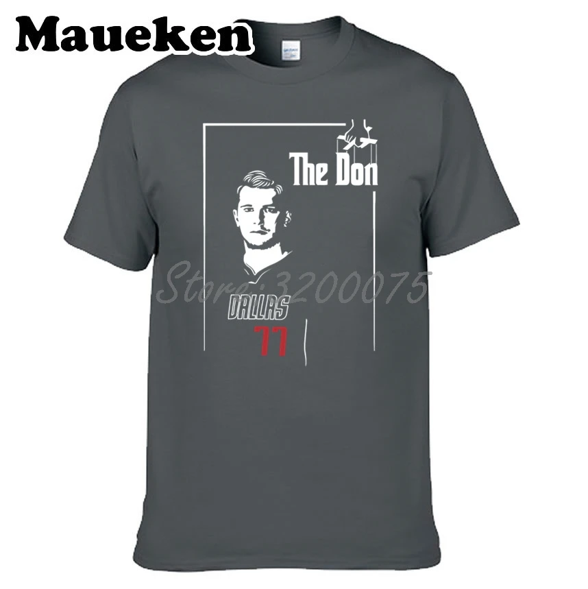 Мужская футболка Luka The Don Doncic 77 Godfather Poster Style в стиле Даллас для фанатов подарок с