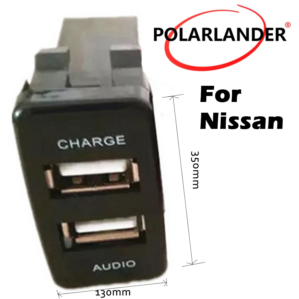 ForN issan Для Nissan/Toyota/Honda/Mitsubishi/Mazda двойной usb-порт 5V 2.1A автомобиля Зарядное устройство - Название цвета: ForN issan