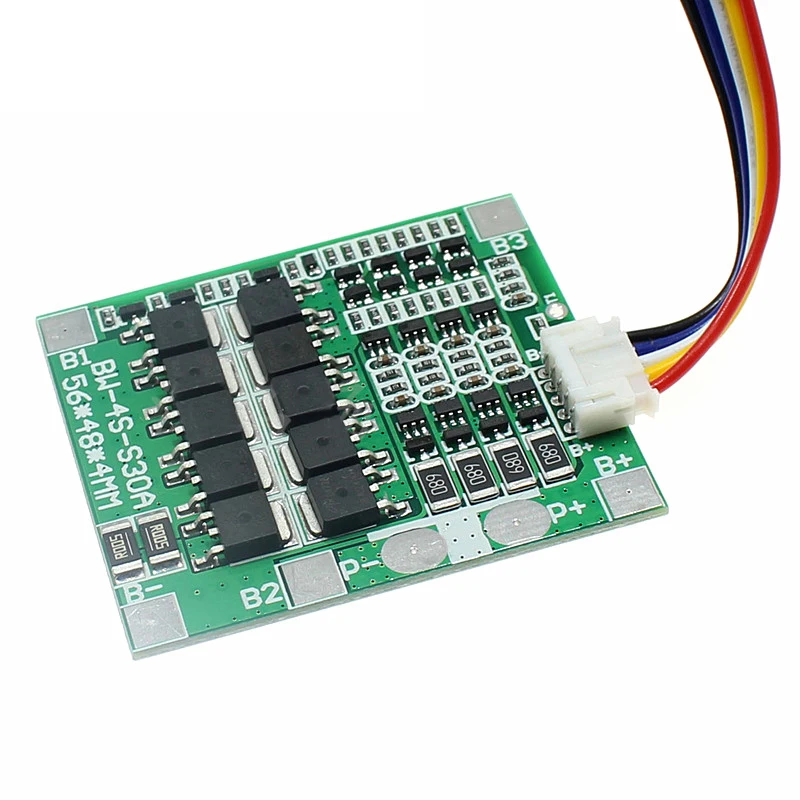 4S 3 7 В/3 2 в плата защиты тот же порт 30A с сбалансированным 18650 BMS пакеты Щит печатной