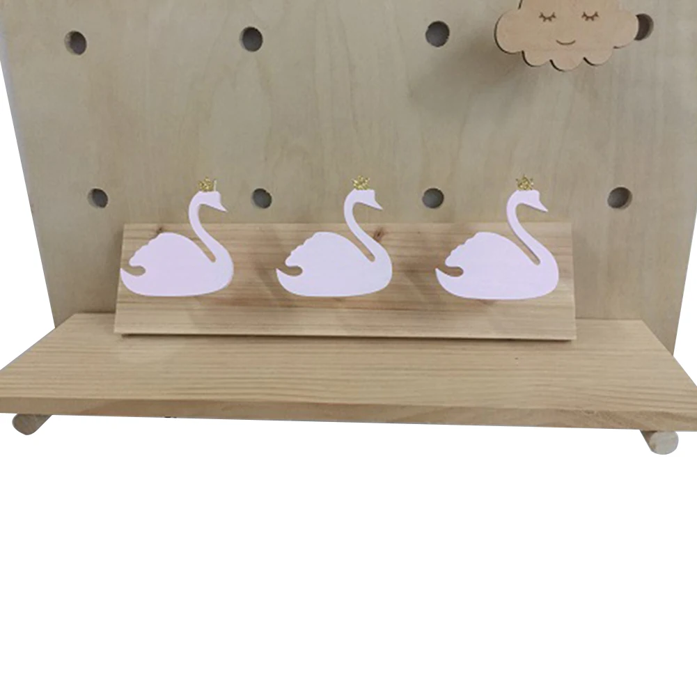 Горячая продажа милый кролик звезда автомобиль 3 крючка деревянная настенная