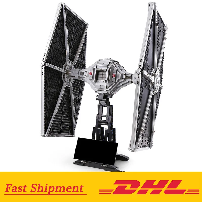 StarWars 05036 TIE Fighter модель строительные блоки кирпичи совместимые LegoINGlys 75095 детям