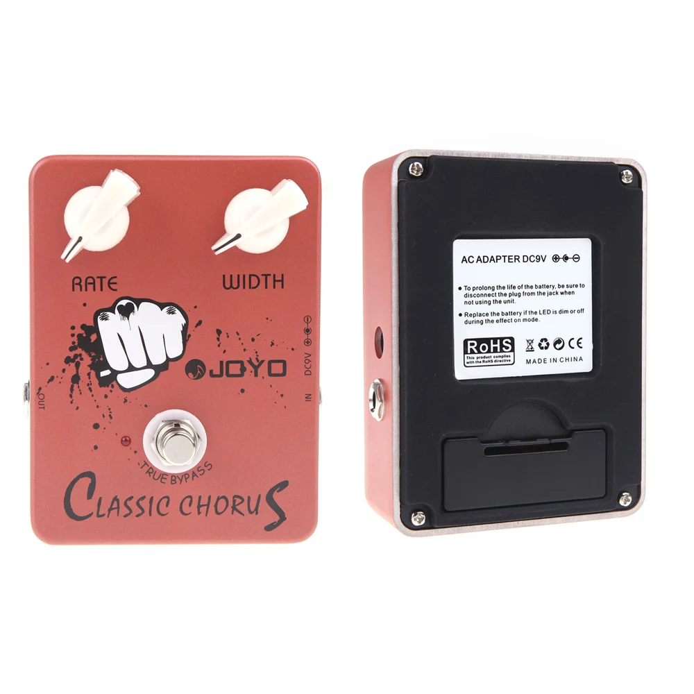 JOYO JF 05 педаль эффектов для электрогитары Классический хор Правда Обход Дизайн|true