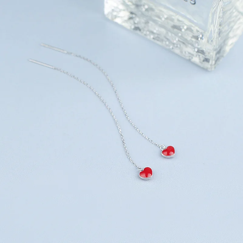 

Женские серьги из серебра 925 пробы, в форме сердца