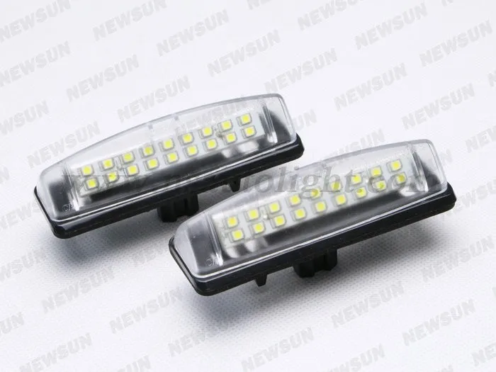 2 шт./компл. светодиодный номерной знак для Toyota Camry/Aurion Avensis Verso Echo Prius для MITSUBISHI Grandis Colt plus