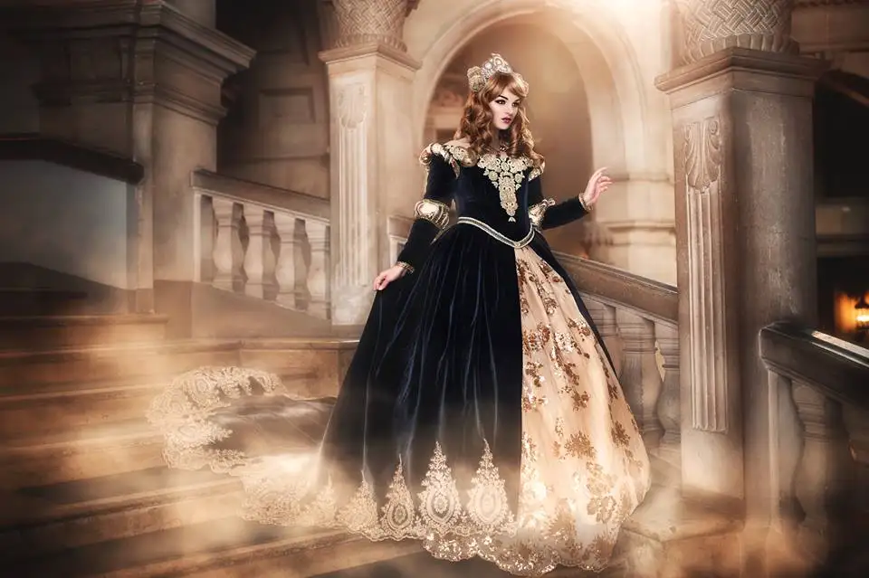В продаже женское платье в викторианском стиле готика/Гражданская война бальное