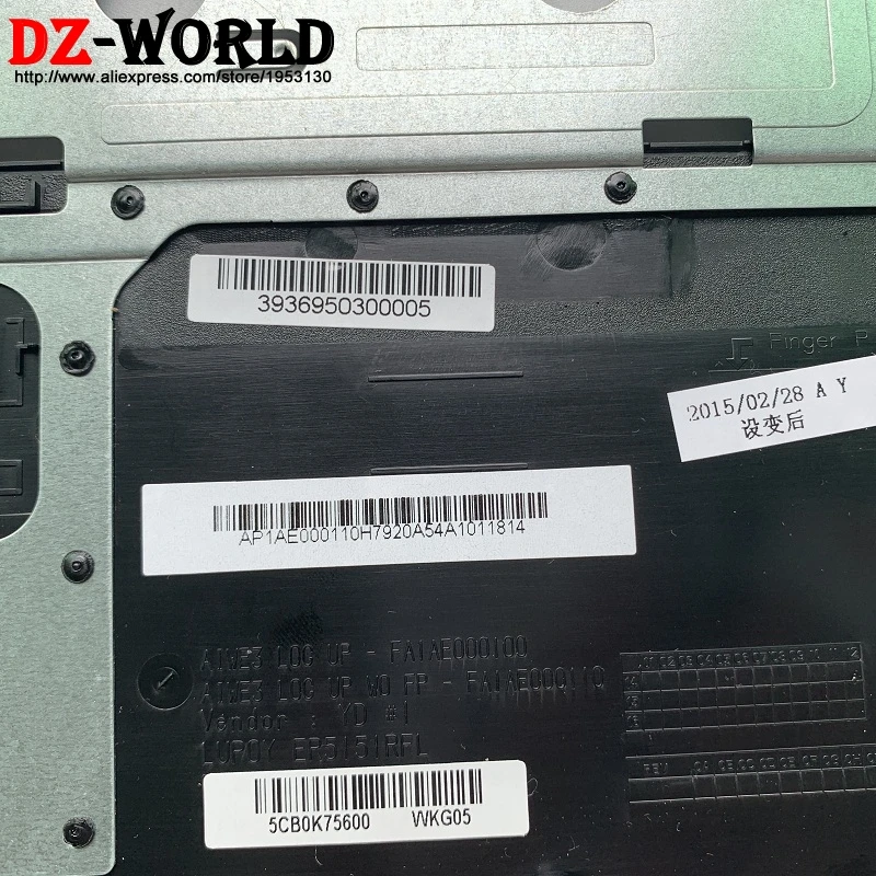 Новая черная клавиатура с ободком для рук чехол тачпадом Lenovo E51 80 C 5CB0K75600