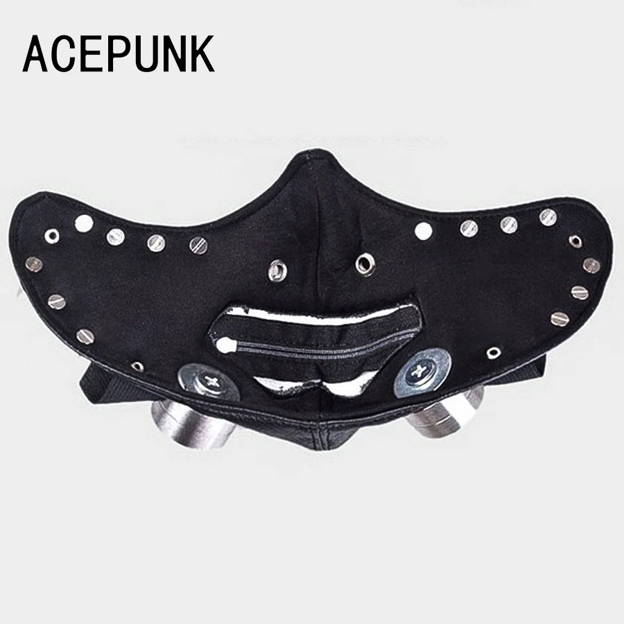 Маска с большими зубами для Хэллоуина заклепками|mask mask|mask zippermask spike |