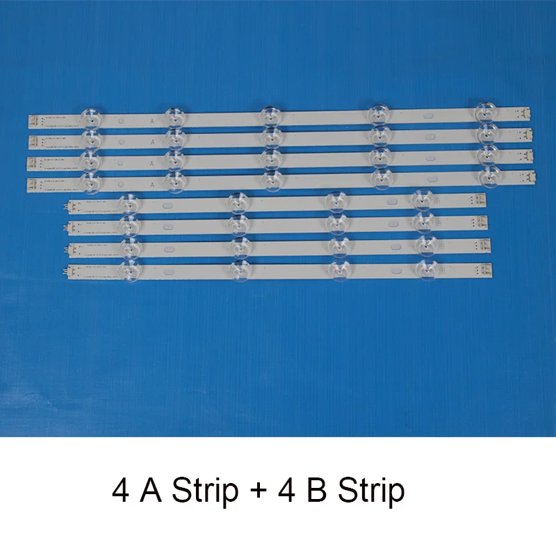 8Piece/Set LED Backlight Strip For LG 47LB650V 47LB6500-UM 47LB650V-ZN -ZA 47 inch TV Bands Bars Lamps Light | Электроника