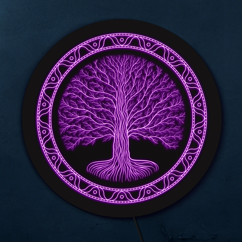 Светодиодная неоновая вывеска в стиле кельтского стиля языческая мифология