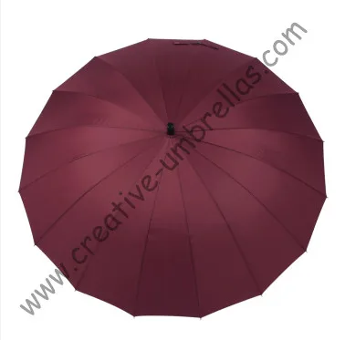 Мужские деловые прямые металлические зонты для гольфа черный вал и ребра