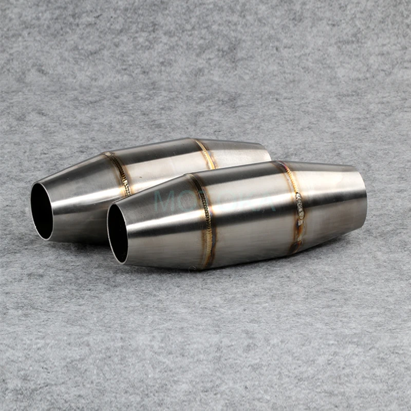 Motorcycle Modified Exhaust Pipe System Catalyst Expansion Chamber Inlet 35mm Middle Link Adapter Noise Sound Eliminator |