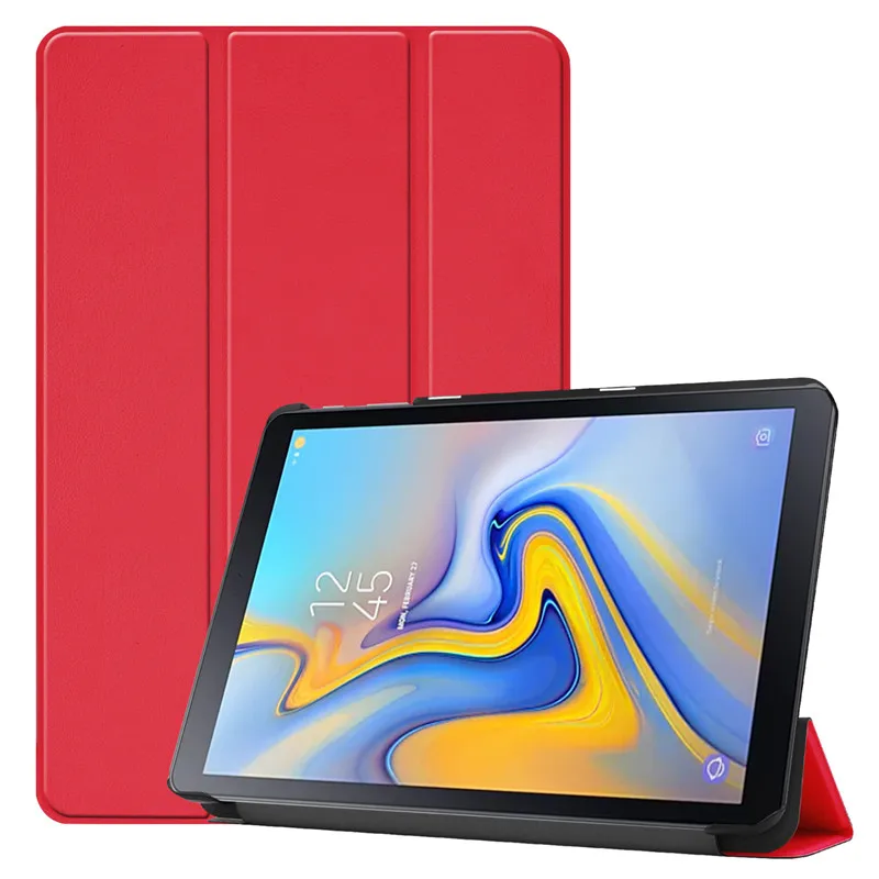 Dark Red Чехол для samsung Galaxy Tab Advanced 2 10 ''SM-T583 Tablet 10", откидной Чехол из искусственной кожи, защитный чехол-подставка для samsung T583 - Цвет: Dark Red