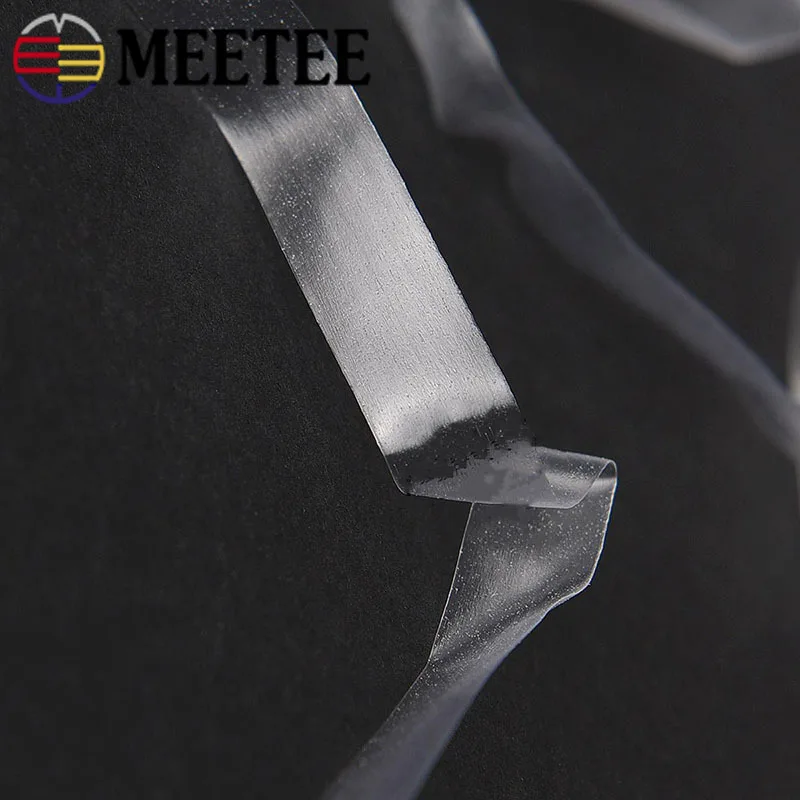 Meetee 4/5/6 мм 100/270/400 м прозрачный Эластичная лента невидимый бюстгальтер ремешок