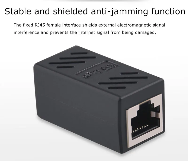 RJ45 разъем Cat7/6/5e Ethernet адаптер 8P8C сети расширитель расширение кабель для женский| |
