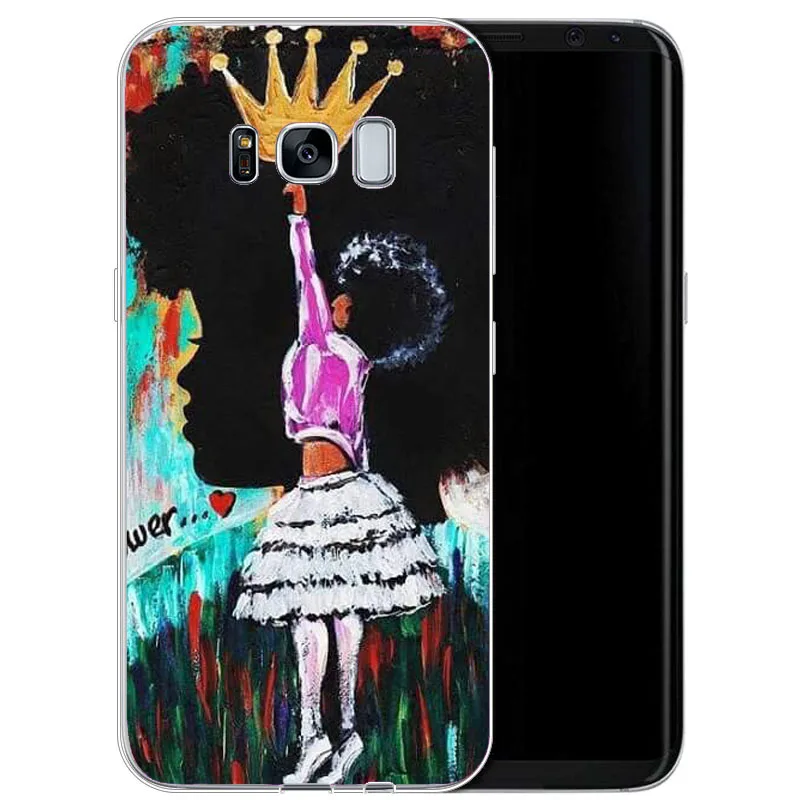 2bunz Melanin Poppin Aba чехлы Модные черные девушки Жесткий ПК телефон Обложка для Samsung 2016