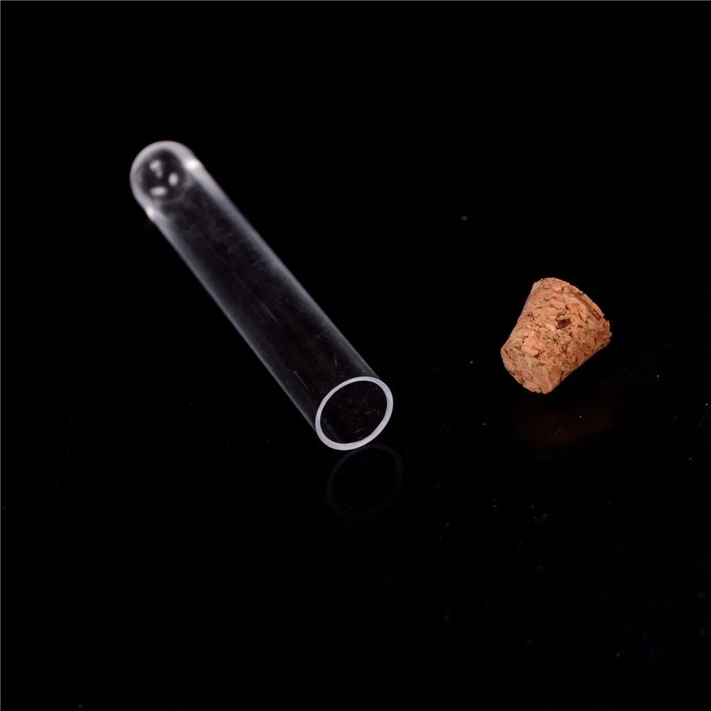 10 шт./лот лабораторная пластиковая пробирка с прозрачной пробкой Подарочная