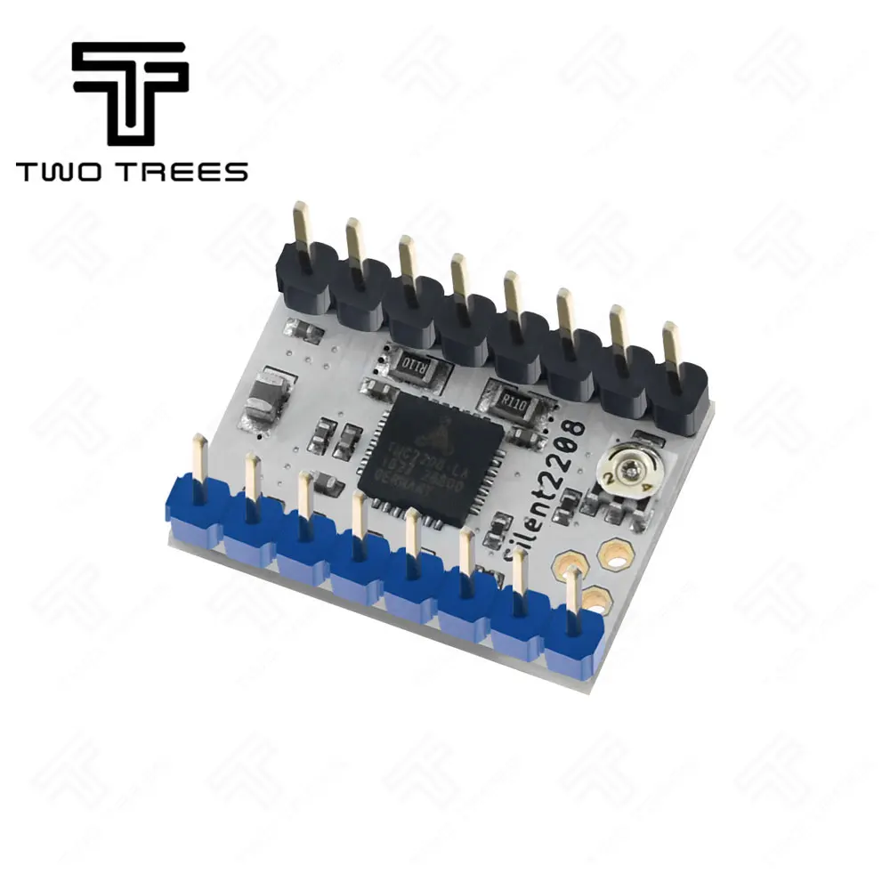Запчасти для 3D-принтера Stepstick TMC2208, драйвер шагового двигателя, Супер Бесшумный с новыми радиаторами, замена Ramps 1,4 1,5 1,6 Reprap board