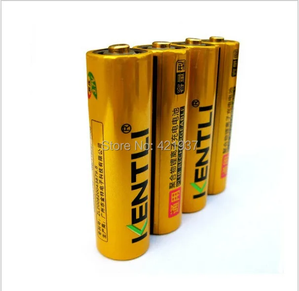 KENTLI 4 шт./лот мощный литий-ионный Аккумулятор AA 1 5 В 2400 мАч перезаряжаемый