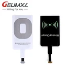 GEUMXL беспроводной зарядное устройство ультра тонкий Универсальный Qi Беспроводное зарядное устройство приемник для Samsung iPhone 7 6 6s 5 5s, Xiaomi, Huawei, meizu, HTC