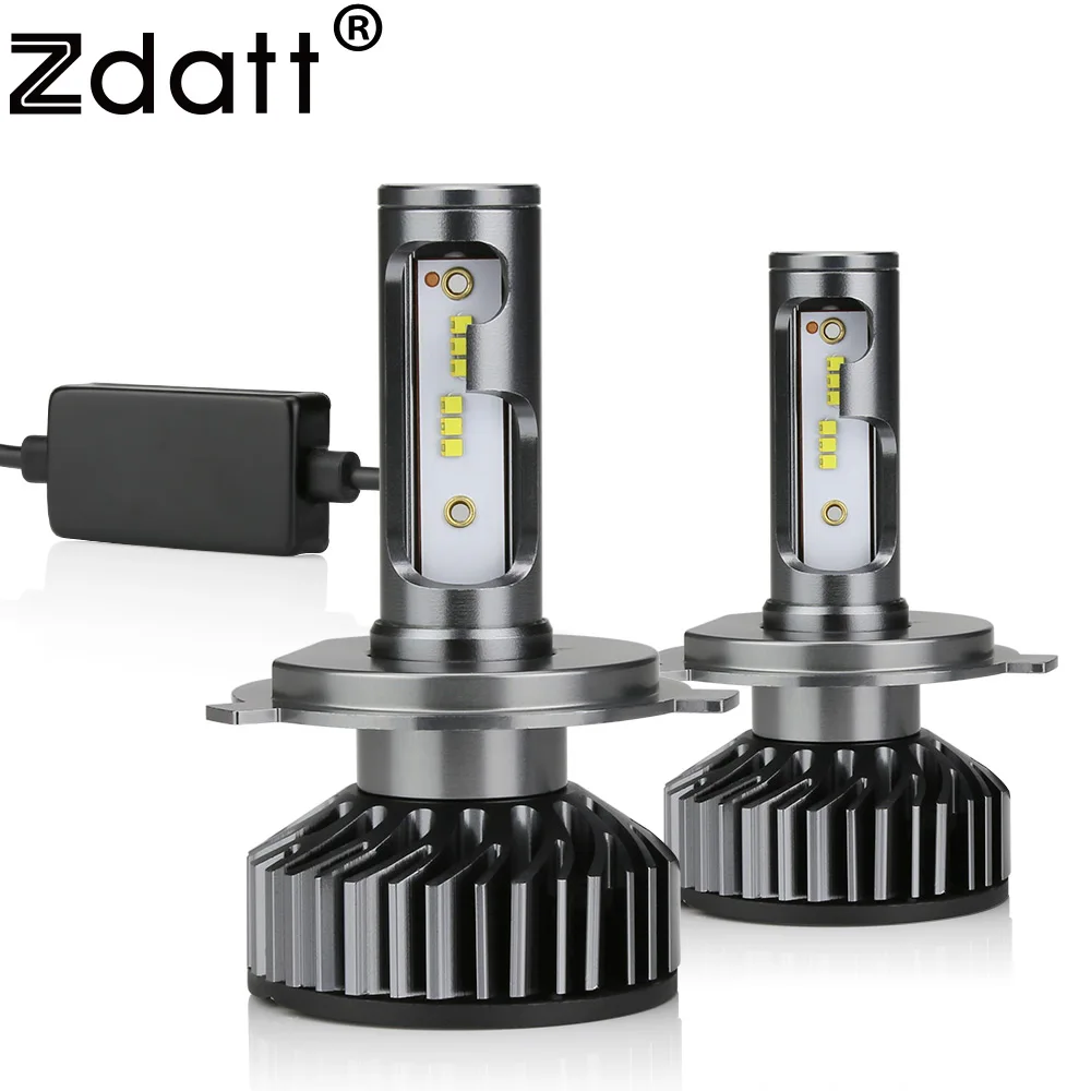 Zdatt H7 светодиодный H4 H11 светодиодный головной светильник s H1 H8 H9 HB3 9005 HB4 9006 автомобильный светильник тумана светильник s 12000LM светодиодный светильник 100W 6000K 12V автомобили
