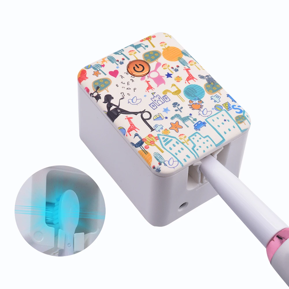 Sarmocare B200UV светильник стерилизатор для зубных щеток Ультрафиолетовый Антибактериальный очиститель зубных щеток Перезаряжаемый USB держатель для зубных щеток