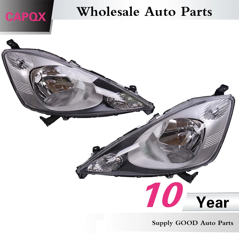 CAPQX 2 шт. правая и левая сторона передняя фара 33150-TG5-H01 для FIT JAZZ GE6 GE8 2009 2010 2011