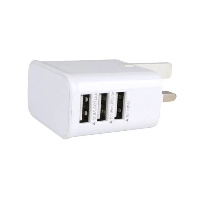 Зарядное устройство с 3 USB-портами 5 В А выход электрический адаптер питания