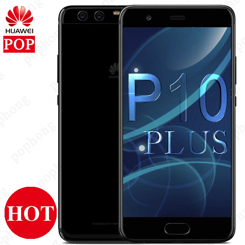 Глобальная ПЗУ Huawei P10 Plus 4G LTE мобильный телефон Kirin 960 Восьмиядерный 5 дюймов 2560*1440P