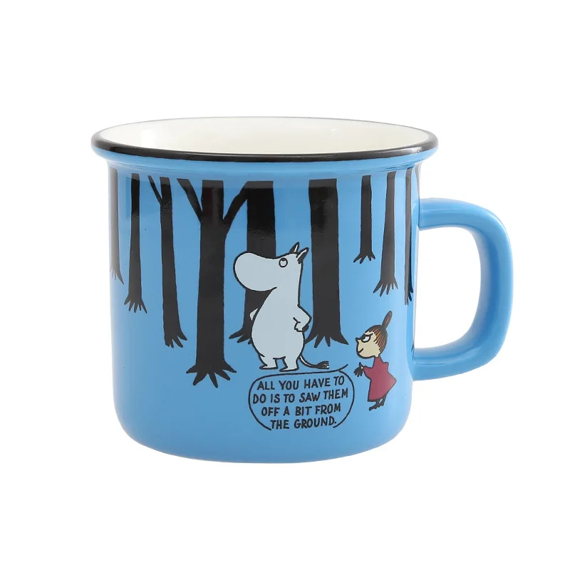 9 видов стилей Moomin Caneca маленький мой прекрасный подарок кофейные чашки молоко вода завтрак Copo чай милый мультфильм сладкий Любовь чай чашка кружка для путешествий - Цвет: pattern 3