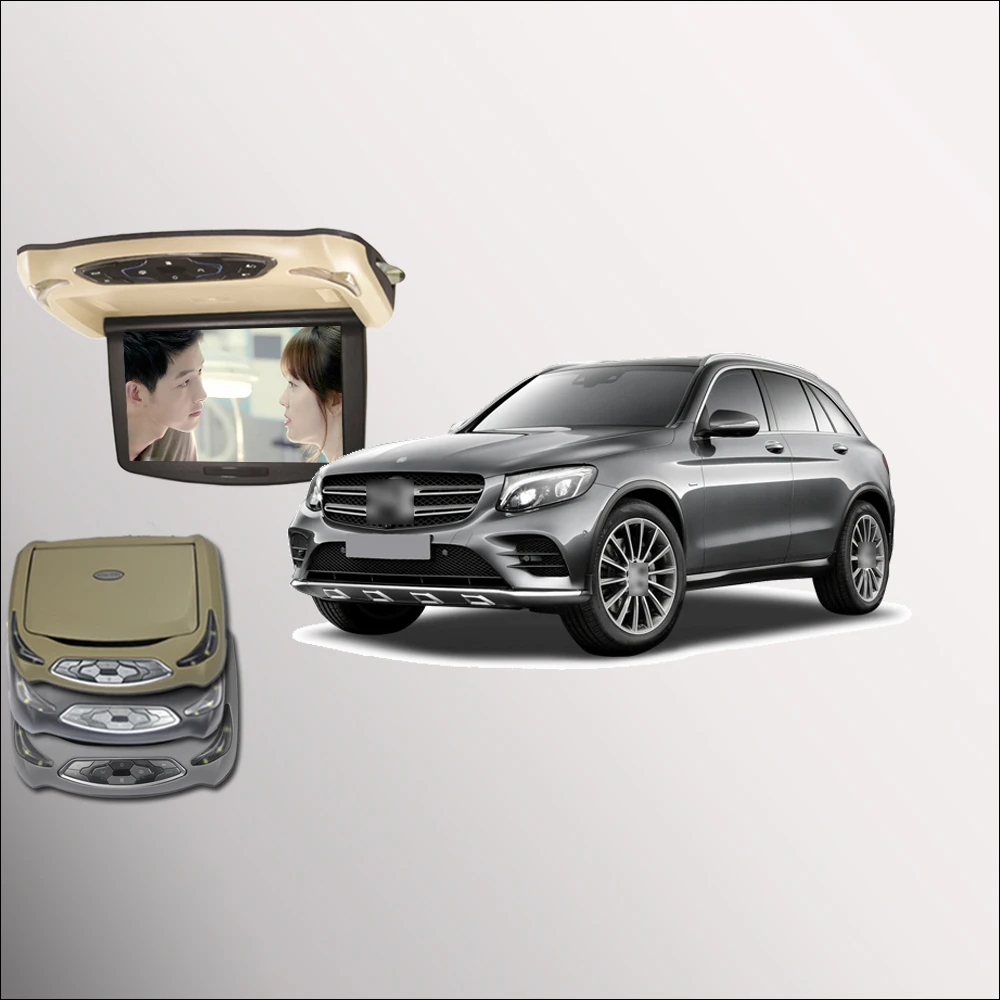 Автомагнитола BigBigRoad для Mercedes-Benz GLC светодиодный цифровой экран на крышу