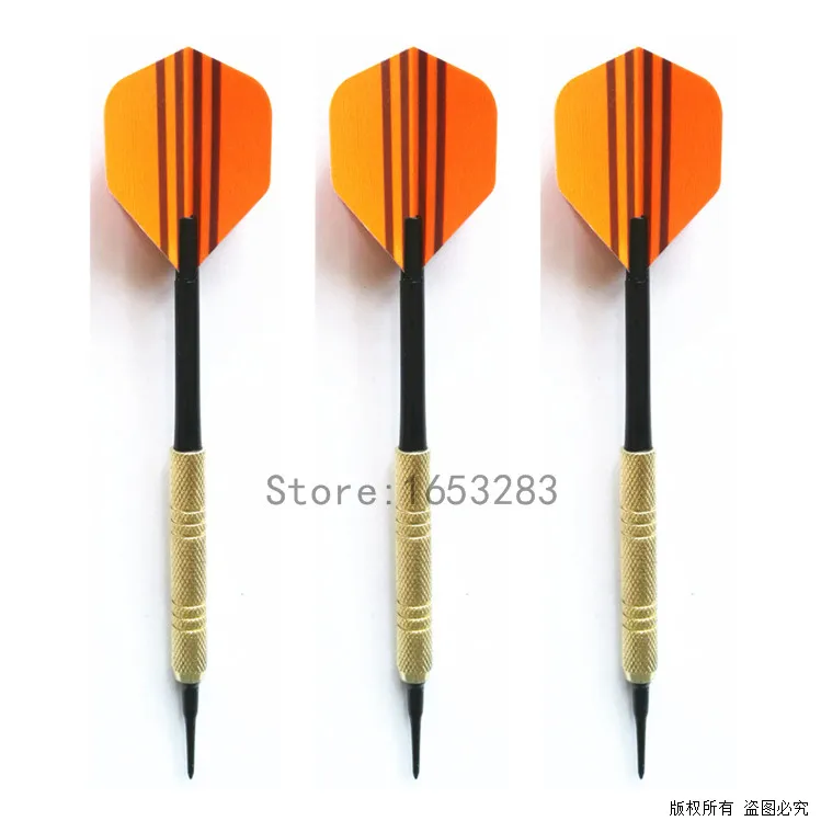 3 шт. дартс набор мягкий наконечник черный вал Дартс для электронной дартборд