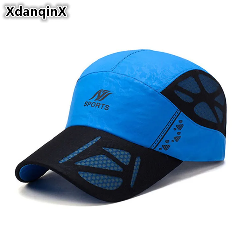 XdanqinX 2019 Летний Новый Стиль Мужские Вентилируемые бейсболки регулируемый размер