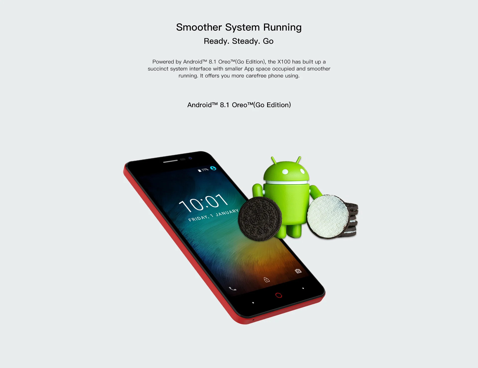 Doogee X100 Мобильный телефон MTK6580 четырехъядерный Android 8,1 1 ГБ ОЗУ 8 Гб ПЗУ 3g WCDMA 5.0MP две sim-карты Smartph