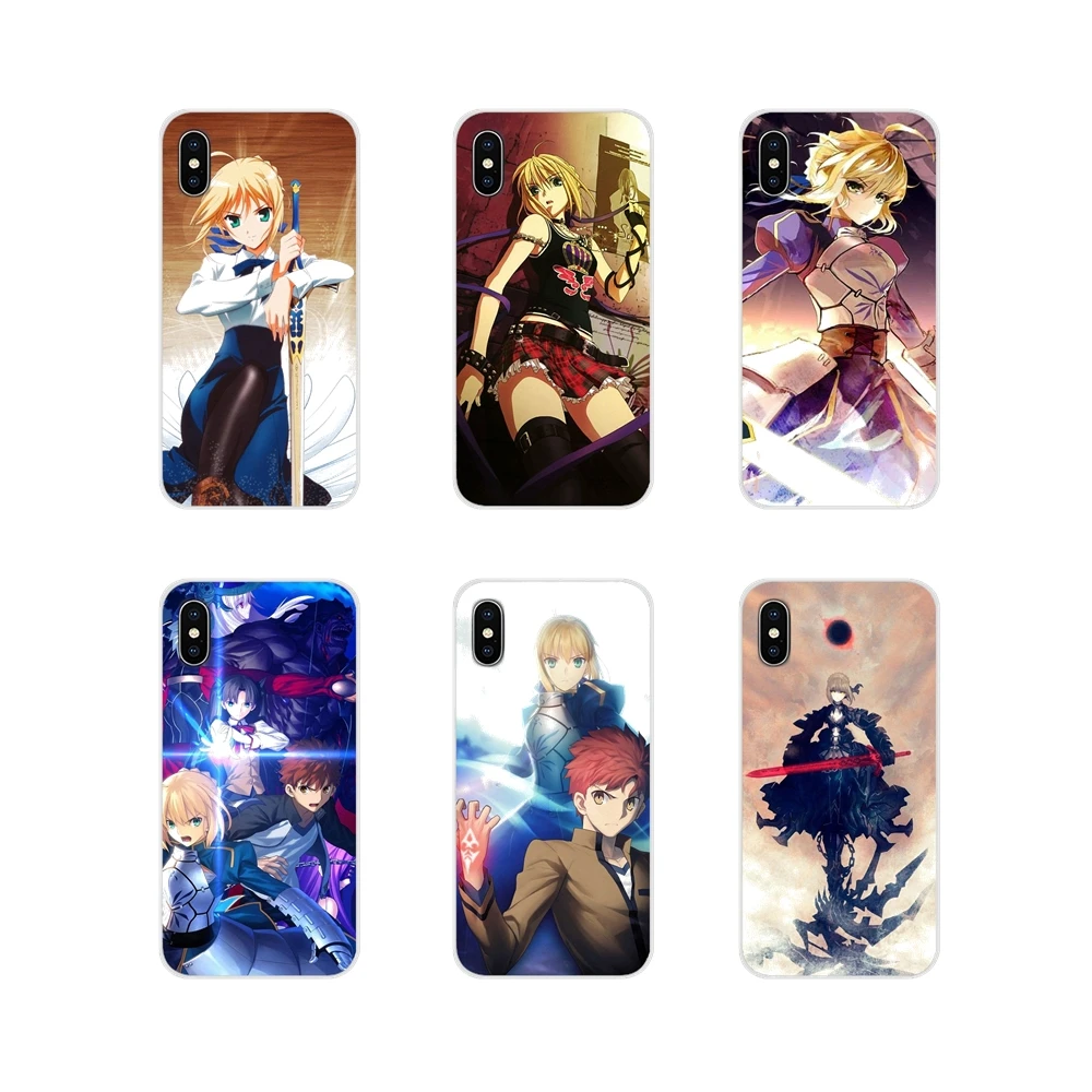 Для Samsung Galaxy J1 J2 J3 J4 J5 J6 J7 J8 Plus 2018 Prime 2015 2016 2017 TPU прозрачные чехлы крышка Fate Zero Stay Night