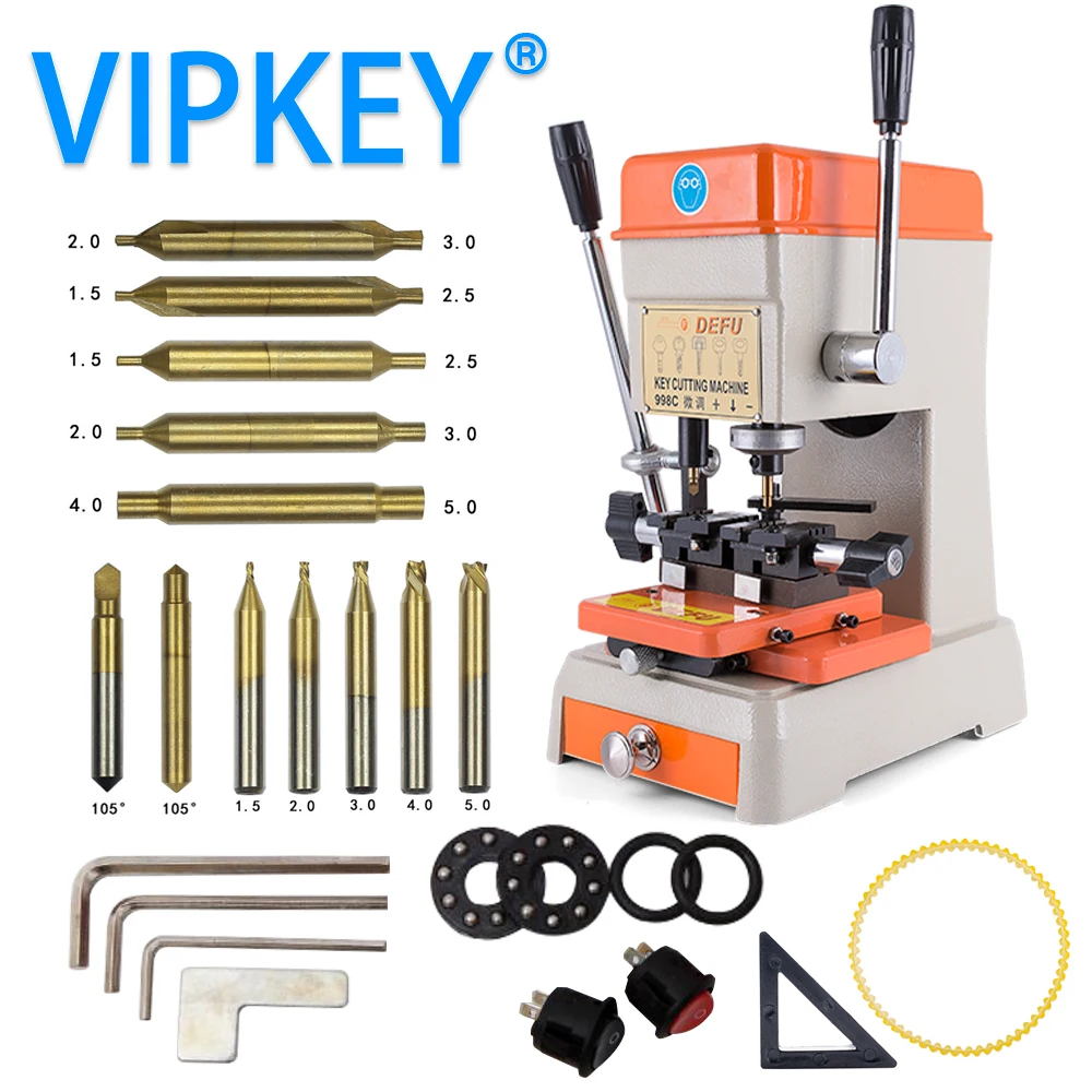 Дупликатор для ключей DEFU 998C, 220 В, 110 В