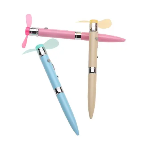 Доступная портативная шариковая ручка 2 в 1 с функцией вентилятора|pen in 1|portable