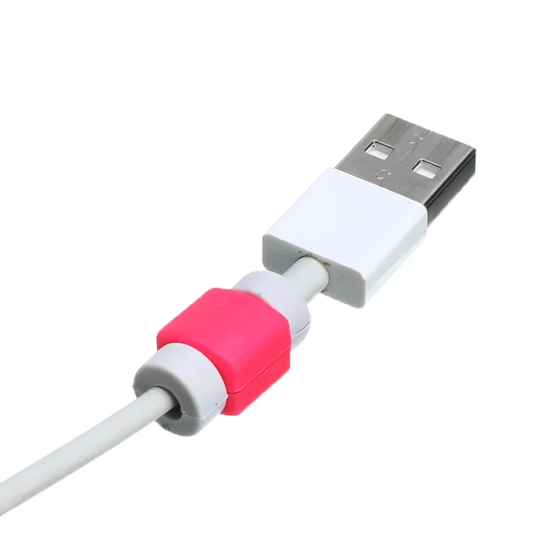 10 шт./компл. USB кабель Защитная крышка защита для наушников шнур провода зарядное