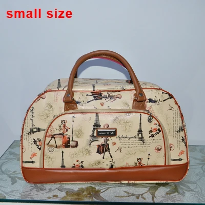 Small Женские дорожные сумки большой емкости, сумка для багажа, повседневная сумка-тоут, водонепроницаемые женские сумки, брендовые сумки Bolsas Feminina - Цвет: Small