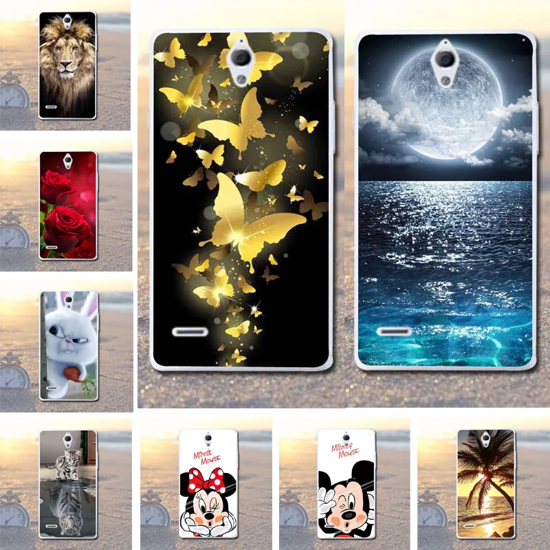 Силиконовый чехол для huawei Ascend G700 телефона кремния бабочка Микки животных