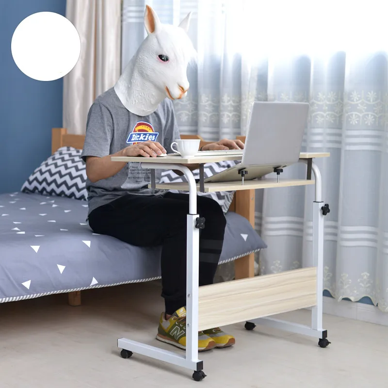 Передвижной домашний компьютерный стол ленивое обучение 80*40 см|computer desk|lazy deskmovable