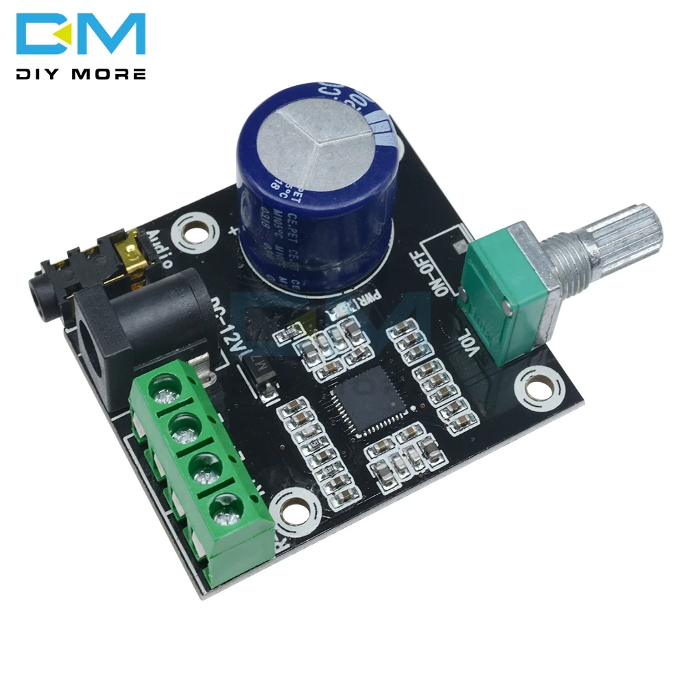 Super Slim 2x15W PAM8610 DC 12 В 20 мА цифровой двойной усилитель мощности плата драйвера